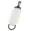 10 Tees Golf Tee Holder with Hook, Nylon Storage Bag, White 14