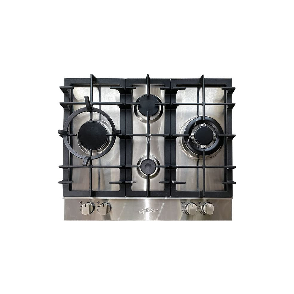 Photos - Cooker Kaiser Grand Chef Turbo Gas Hob 60cm Stainless Steel GasPowered 4 Burner C