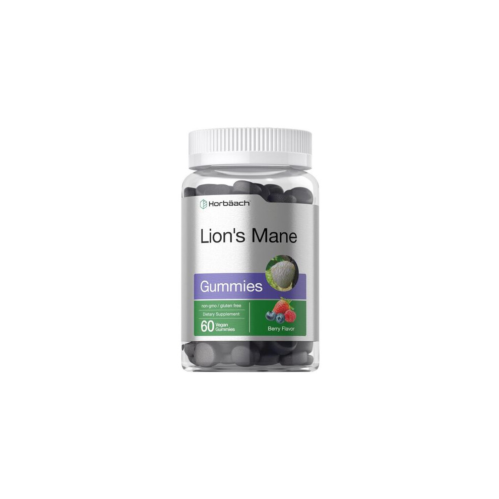 Horbach Horbaach Lion's Mane 60 Vegan Gummies Berry Flavor