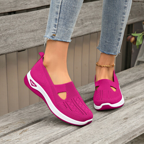 Ορθοπεδικά slip-on παπούτσια για περπάτημα Willtoo για γυναίκες – άνετα, κεντημένα, με 2