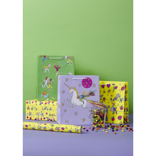 Woodmansterne Quentin Blake Unicorn Large Gift Bag Gift Wrapping Accessory 1
