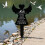 Angel Memorial Garden Stake Acrylic Black1pc 4
