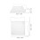 Witte metalen telefoonstandaard, ergonomische bureau-organizer 8