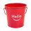 Hello Print -metalliämpäri kahvoilla 2