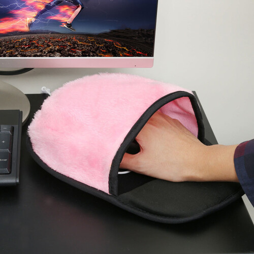 Large USB Powered Heating Hand Warmer with Ergonomic Wrist Support for Comfortable Typing and Efficient Space Heat Distribution 1