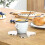 Transparente Acryl-Untersetzer in Wolkenform, 4er-Pack 7