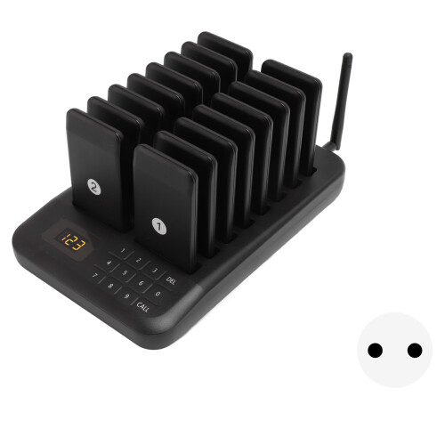 Wireless Guest Calling System 1-16 Pagers 230mAh 1