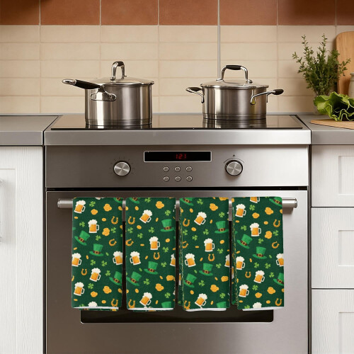 Lot de 4 torchons de cuisine en microfibre 45,7 x 66 cm 2