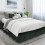 Φούστα με κρεβάτι king size Forest Green Cal 14 ιντσών με πιέτες 3