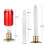 Candele a LED affusolate con telecomando e timer (6 pezzi) 6