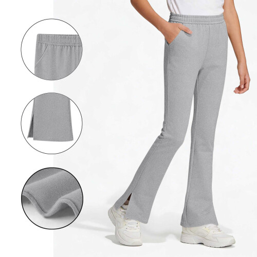 Leggings évasés taille haute pour filles (1 paire) 2