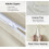 Queen Duvet Cover Set Beige Washed Microfiber 3PC 4