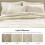 Queen Duvet Cover Set Beige Washed Microfiber 3PC 5