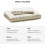 Queen Duvet Cover Set Beige Washed Microfiber 3PC 8