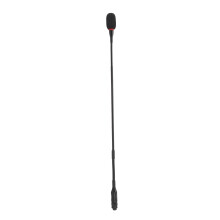 Lightweight Microphone Aluminum Alloy Shell Flexible Hose Noise Reduction Windscreen Enhanced Sound Reproduction Microphone Core Power Indicator