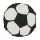 Borracha pequena em formato de bola de futebol americano, 2,3 cm (0,9 polegadas), 1 unidade. 2