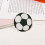 Borracha pequena em formato de bola de futebol americano, 2,3 cm (0,9 polegadas), 1 unidade. 7