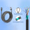 IP68 Waterproof 1200Mbps 15M Satellite Extender Cable for Rectangular Gen3 10