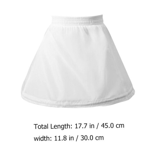Tule onderrok voor kinderen, witte polyester bubbelrok, 1 stuk 1