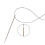 Silvery Needle Case for Needles 3.6-4.3cm and Small Items 4