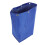 Blue janitorial cart bag with hooks 1 pack 8