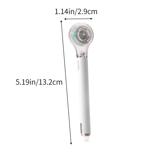 Retractable Correction Tape Cute Mini Revision Tape with Replaceable Core for Office and Daily Use ( Silver ) 2