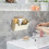 Wall Mounted Washcloth Storage Box Cotton Towel Shelf 4