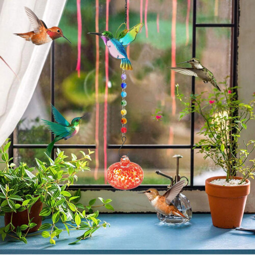 Hummingbird Feeder Animal-Shaped Leak-Proof 1 Pack 2