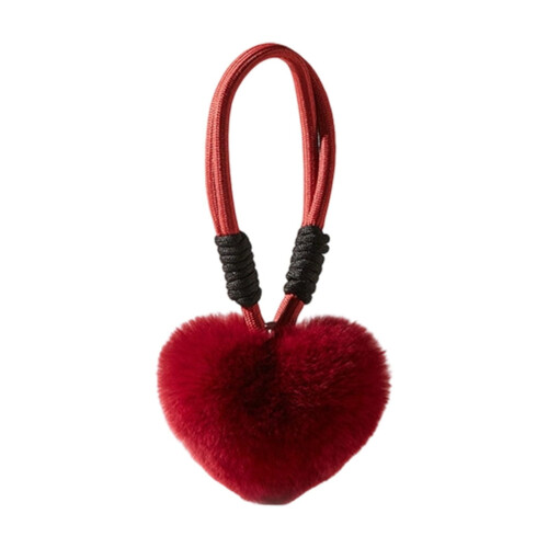 Bling Keychain Red Bow Heart Rhinestone Charm 1pc 1