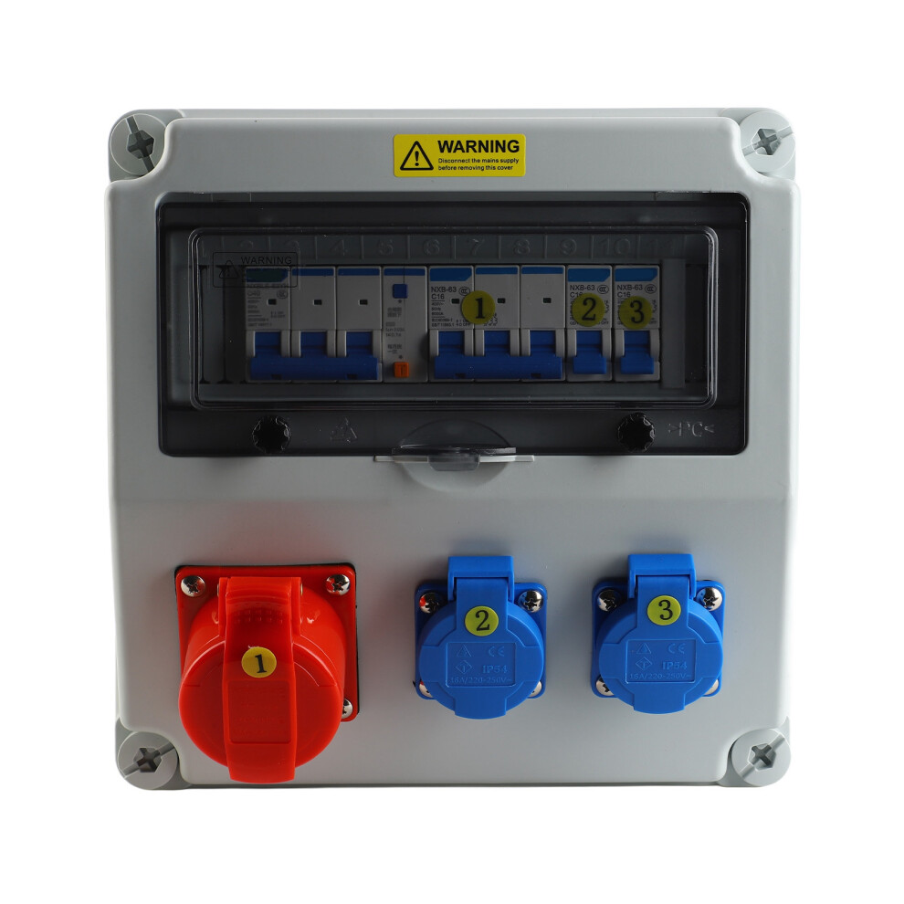 Rugged ABS Socket Box C16 Breaker 16A IP54
