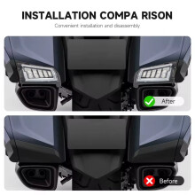 For Goldwing GL1800 2018-2023 Rear Saddlebag Turn Signal LED Lights Lamp