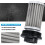 BLACK AN6 Inline Fuel Filter E85 Ethanol with 100  Stainless Steel Element 3