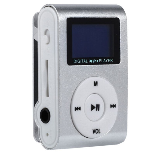 2X  USB Clip MP3 Player Video Screen Support 32GB Micro- TF Card 2