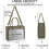 Dames laptoptas van canvas, 15,6 inch 6