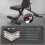 Banc de Musculation,Pliable,300kg,7 Positions Dossier 3