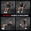 Banc de Musculation,Pliable,300kg,7 Positions Dossier 4