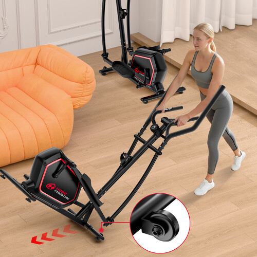 E200 Crosstrainer Heimtrainer Magnetisch 16 Stufen LCD Mit Matte 1