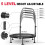 Mini Trampoline,Pliable,40 pouces,150kg,avec Barre 3