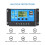 30A Solar Controller with  Hole 12V/24V LCD Photovoltaic Charging Controller USB Charging Controller 7