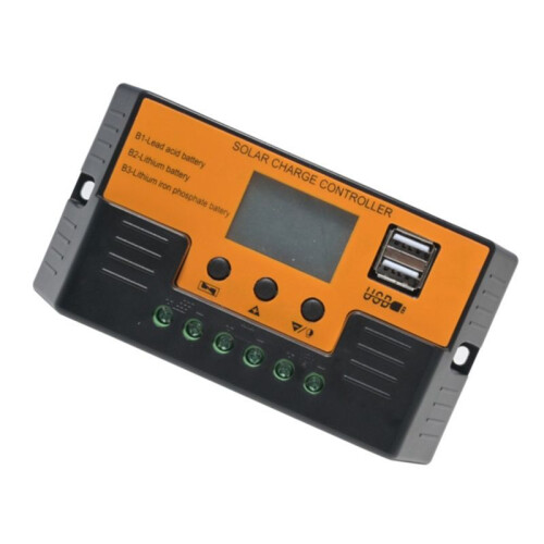 Solar Controller 12V/11.1V/12.8V with USB for Photovoltaic Power Generation 20A 2