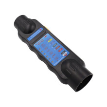 Trailer Wiring Tester Kit 12V 7-Prong Tester with 7-Prong Power Plug Socket Resistance Tester Connector Converter