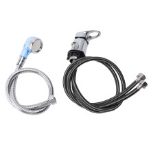 Kit de pulvérisation pour bol de lavage, 80 cm, tuyau de 70 cm, bleu