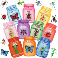 30-teiliges Valentinstagskarten-Set mit Insektenspielzeug