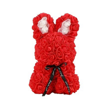 Δώρο με ανθισμένο μπουμπούκι Rose Bunny – Ζεστό ροζ