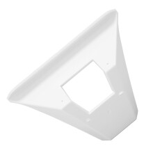 White ABS Router Wall Holder for StarLink V2 Mesh Router, Stable Mount