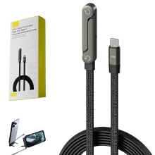 240-W-USB-C-zu-USB-C-Kabel mit geflochtener Ummantelung und verstellbarem Ständer