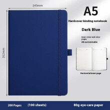Notatnik skórzany A5 – 200 stron w linie