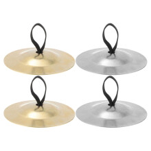 Handheld Finger Cymbals for Belly Dancing 2 Pairs
