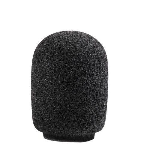 Bonnette anti-vent pour microphone SM7B, noire, lavable, en mousse triple couche