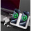 Wireless Charging Dock with LED Night Light and Foldable Design, for Fast Charging for  and  Watches White 6
